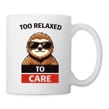 Trop détendu pour s’en soucier, paresseux - Mug blanc - blanc - Droite