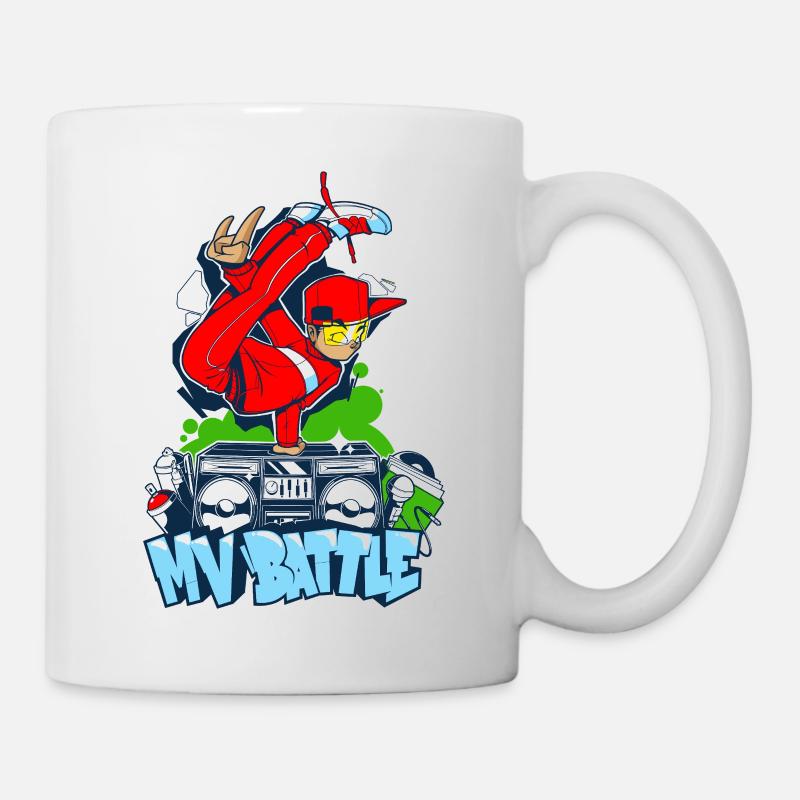 Breakdance | B-Boy | Hip Hop - Mug blanc - blanc