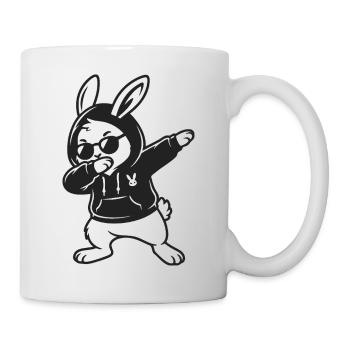 Easter Bunny Dabbing Cool Bunny Easter Funny - Mug - white - Right