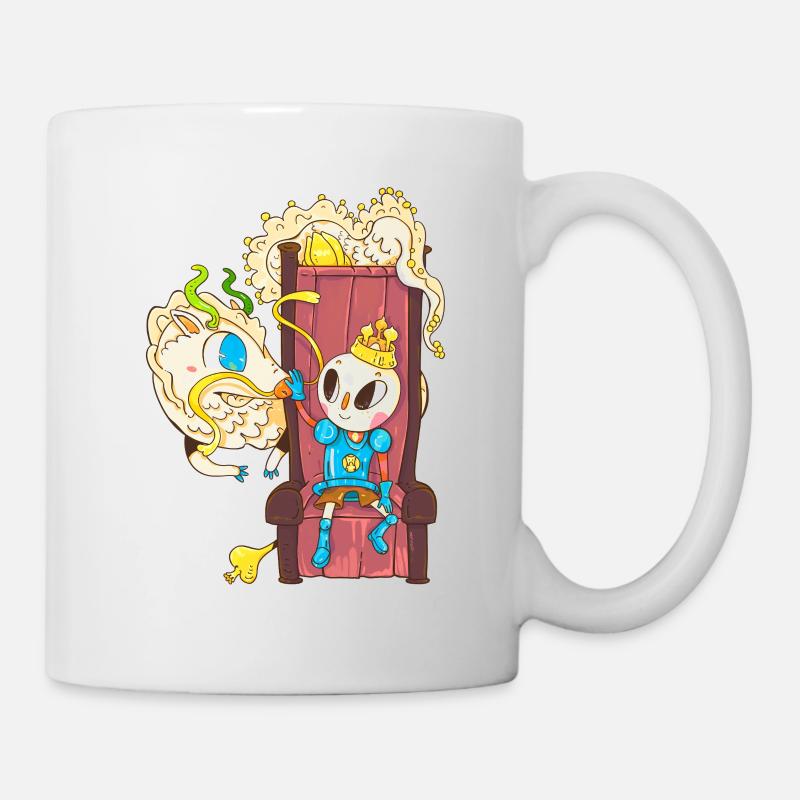 Dragon et oignon - Mug blanc - blanc