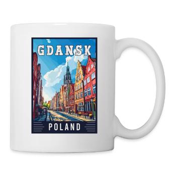 Explore Stunning Gdansk City in Poland - Mug - white - Right
