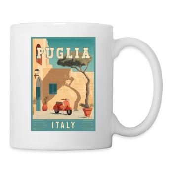 Discover Southern Charm of Puglia in Italy - Mug - white - Right