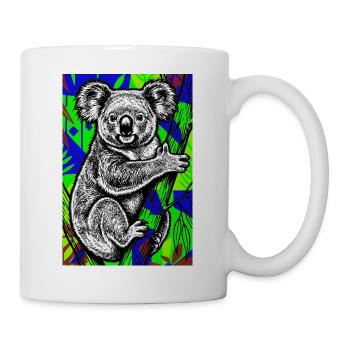 Koala - Tasse - Weiß - Rechts