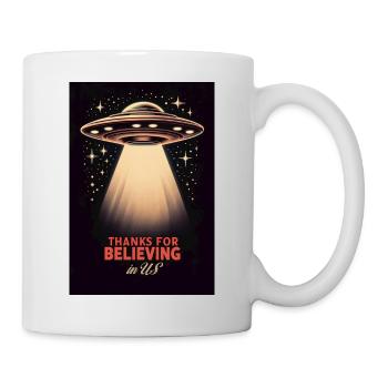 Merci de croire - Mug blanc - blanc - Droite