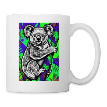 Koala - Tasse - Weiß - Rechts