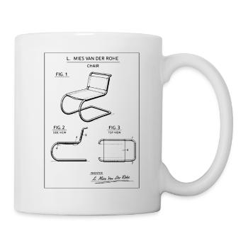 Modern chair design - Mug - white - Right