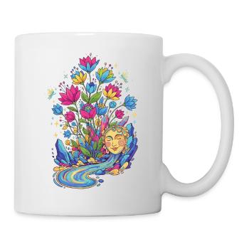 Fontaine de Jouvence Spring River Rêve Bonheur - Mug blanc - blanc - Droite