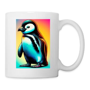 pingouin - Mug blanc - blanc - Droite