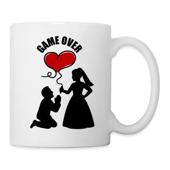 Brautpaar Ehepaar Hochzeit - Tasse - Weiß - Rechts