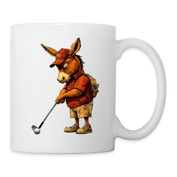 Golf Donkey - Mug - white - Right