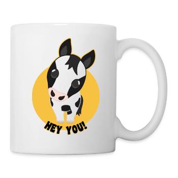Dessin animé de cheval « Hey You » - Mug blanc - blanc - Droite