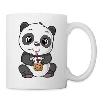 Panda Bubble Tea - Tasse - Weiß - Rechts