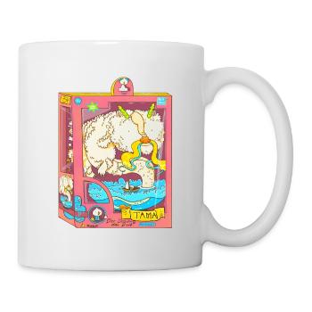 Der Drache und das Boot - Tasse - Weiß - Rechts