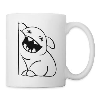 Petit monstre mignon - Mug blanc - blanc - Droite