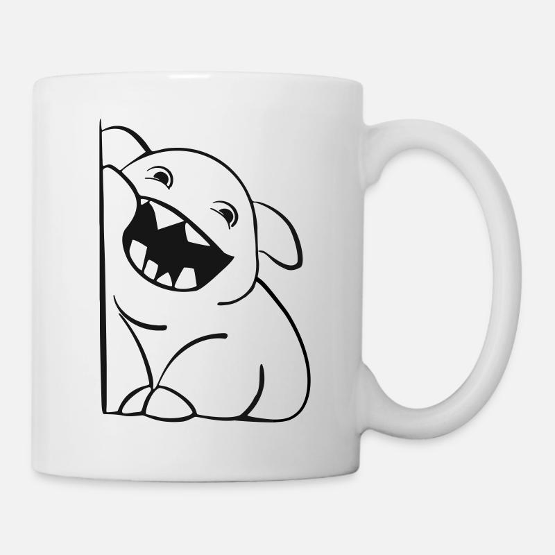 Petit monstre mignon - Mug blanc - blanc