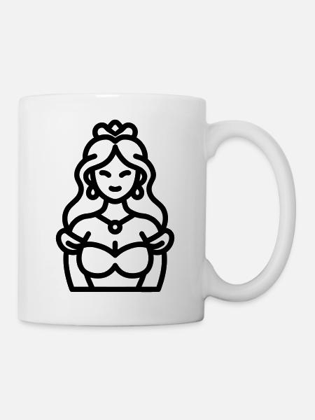Prinzessin - Tasse - Weiß