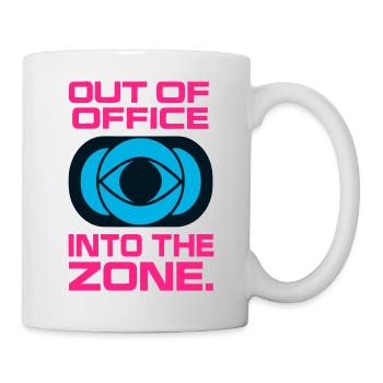 Hors Bureau Concentration Zone Travail - Mug blanc - blanc - Droite
