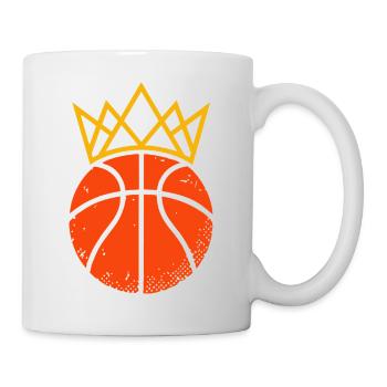 Basketball King & Queen Partner Look Design - Mug - white - Right