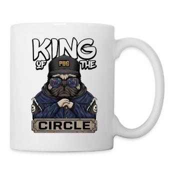 Roi du Cercle Carlin Refroidisseur - Mug blanc - blanc - Droite