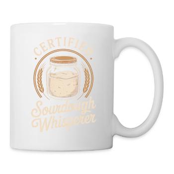Insigne du Pot du Murmureur de Levain - Mug blanc - blanc - Droite