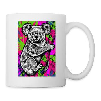 Koala - Tasse - Weiß - Rechts
