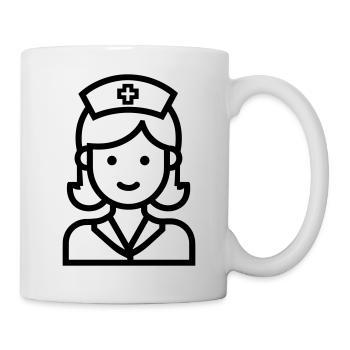 Krankenschwester - Tasse - Weiß - Rechts