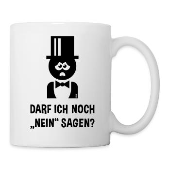 Bräutigam – Darf Ich Noch „Nein“ Sagen? (JGA / B) - Tasse - Weiß - Rechts