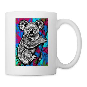 Koala - Tasse - Weiß - Rechts