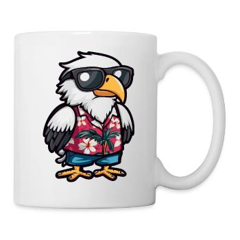 Vacances Eagle Comic - Mug blanc - blanc - Droite