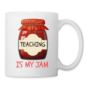 Teaching Is My Jam Teacher - Mug - white - Right