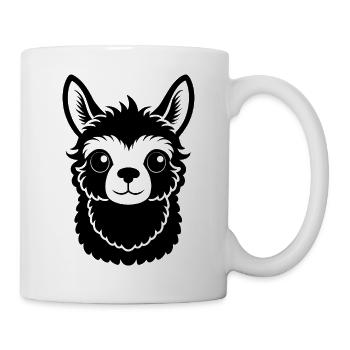 Neuseeländisches Alpaca - Tasse - Weiß - Rechts