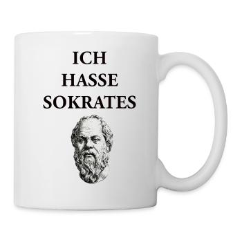 Ich Hasse Sokrates T-Shirt | Greek Philosopher  - Mug - white - Right