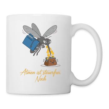 La respiration est exonérée d’impôts. Toujours ! - Mug blanc - blanc - Droite