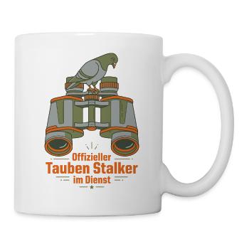 Vogelbeobachter - Tasse - Weiß - Rechts