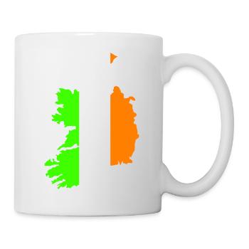 Pays d’Irlande - Mug blanc - blanc - Droite