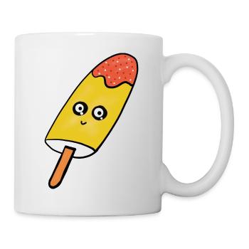 Kawaii  Eis Eiskrem Kinder lustig - Mug - white - Right
