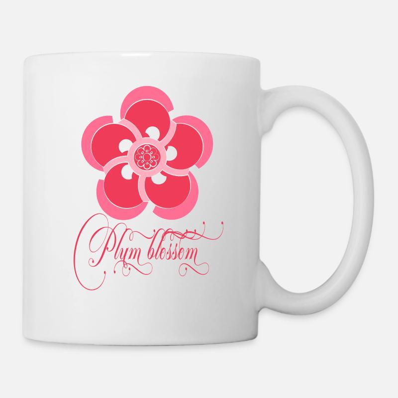 Plum blossom - Mug - white