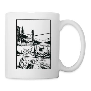 Wild Enough Camping Adventure - Mug - white - Right