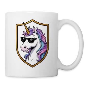 Sunglasses Unicorn Shield - Mug - white - Right