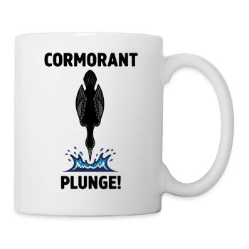 Kormoran Plongeon Mer Tauchkormoran - Tasse - Weiß - Rechts