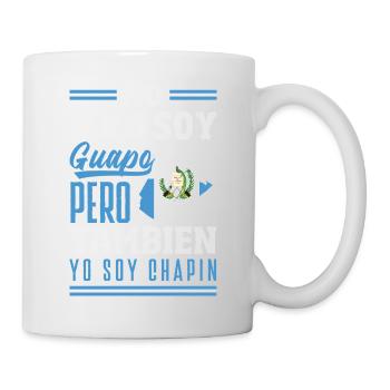 Guatemala Flagge T-Shirt Stolz & Heimat Chapín - Tasse - Weiß - Rechts