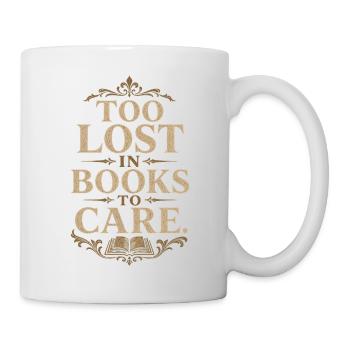 Dark Academia Book Love Vintage Reader - Mug blanc - blanc - Droite