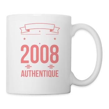 Anniversaire 18 ans - Originale - Août 2008 - Mug blanc - blanc - Droite