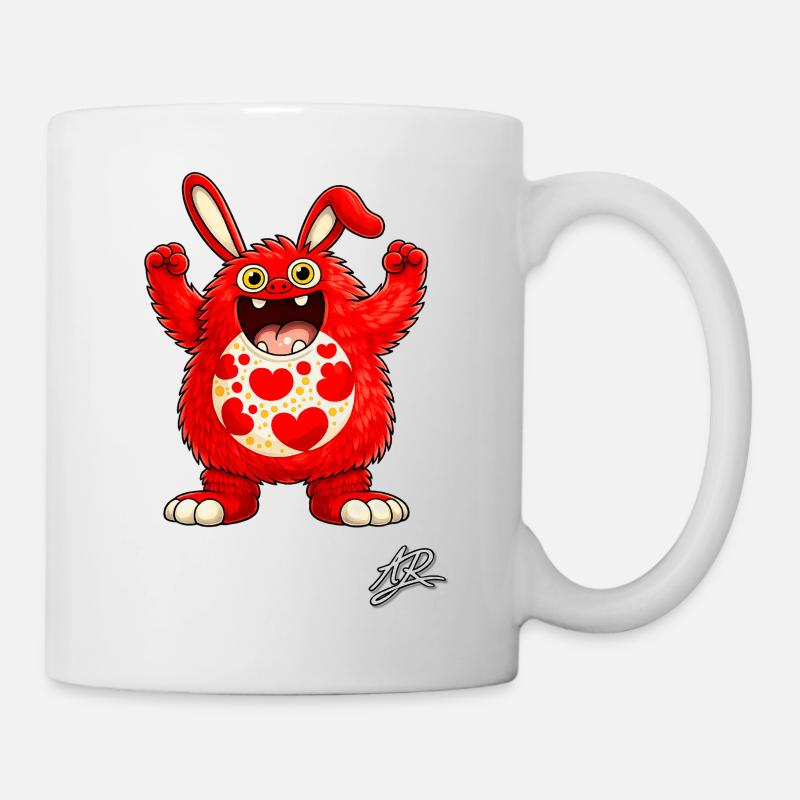 The overflowing heart - Mug - white