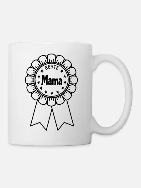 Beste Mama - Tasse - Weiß