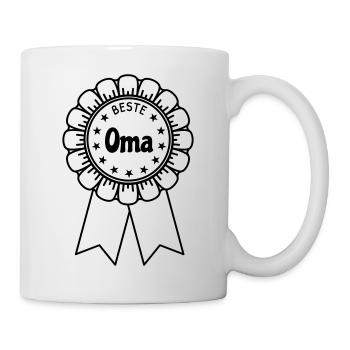 Beste Oma - Tasse - Weiß - Rechts