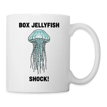 Meduse Boite Box Jellyfish Shock Ocean - Mug - white - Right