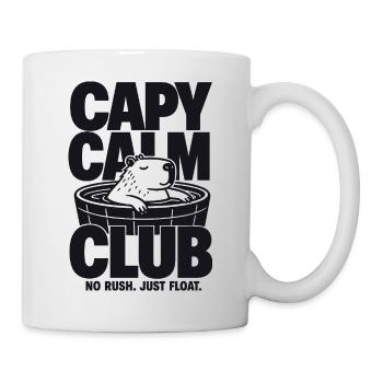 Capy Club Relaxed Capybara Design - Mug - white - Right