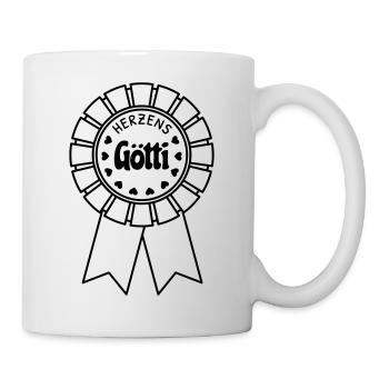 Herzens Götti - Tasse - Weiß - Rechts