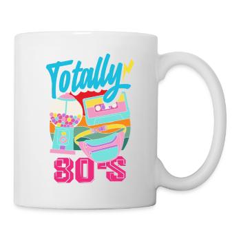 Retro Back to the 80s Vintage Design - Mug - white - Right